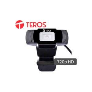 Cámara web Teros TE-9060, hasta 720p, micrófono incorporado, USB 2.0.