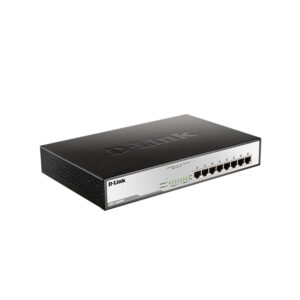 Switch D-Link DGS-1008MP, 8 RJ-45 10/100/1000 Mbps, PoE.